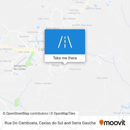 Rua Do Camboata map