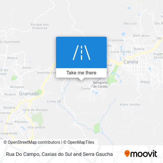 Rua Do Campo map