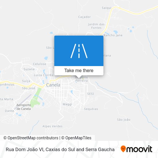 Rua Dom João VI map