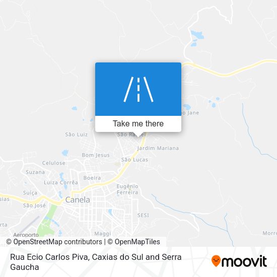 Rua Ecio Carlos Piva map