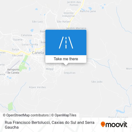 Rua Francisco Bertolucci map