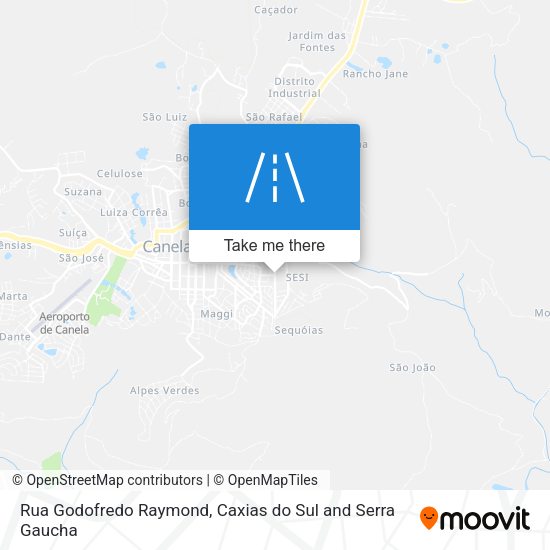 Rua Godofredo Raymond map