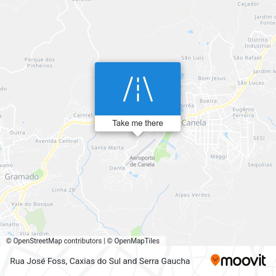Rua José Foss map