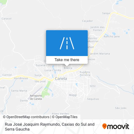 Rua José Joaquim Raymundo map