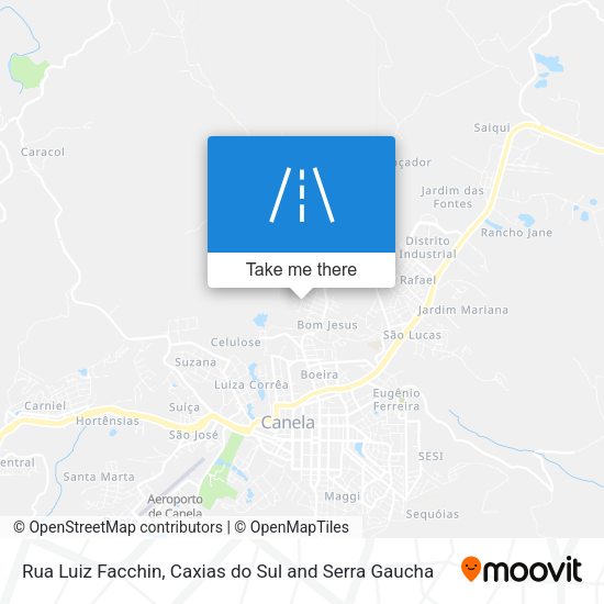 Rua Luiz Facchin map