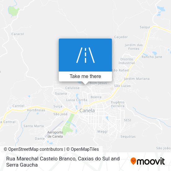 Rua Marechal Castelo Branco map