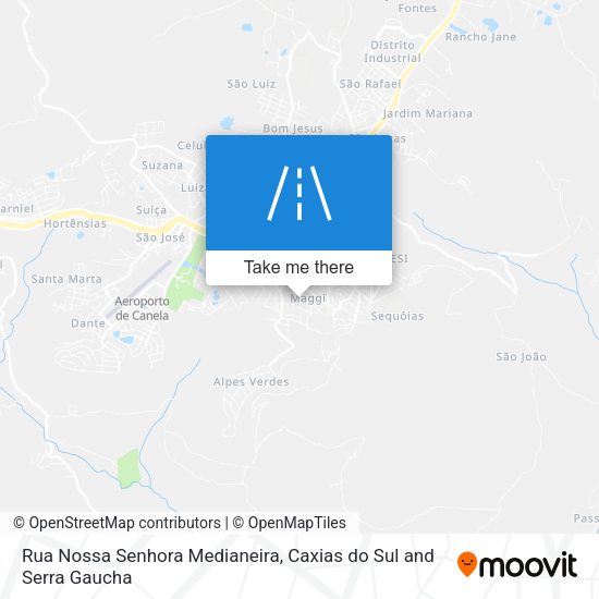 Rua Nossa Senhora Medianeira map