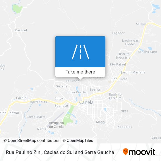 Rua Paulino Zini map