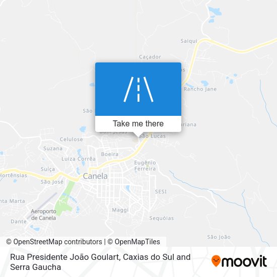 Rua Presidente João Goulart map