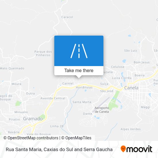 Rua Santa Maria map