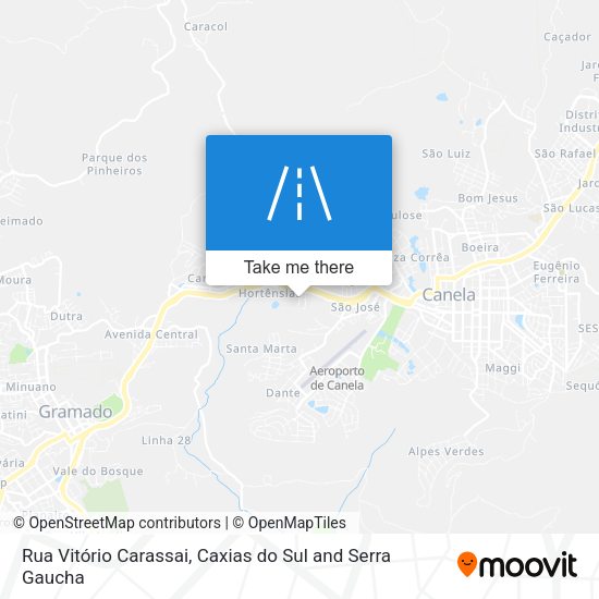 Rua Vitório Carassai map