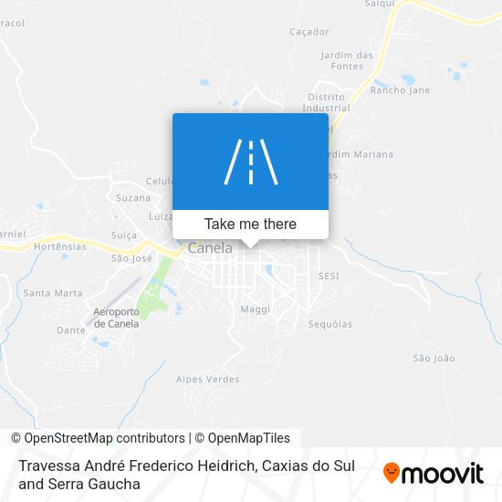 Travessa André Frederico Heidrich map