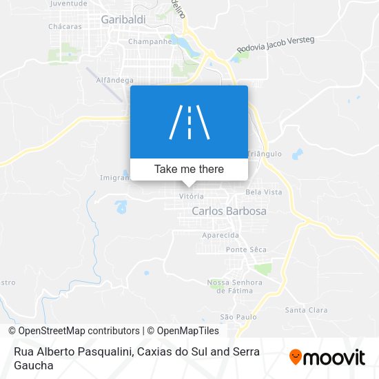 Rua Alberto Pasqualini map