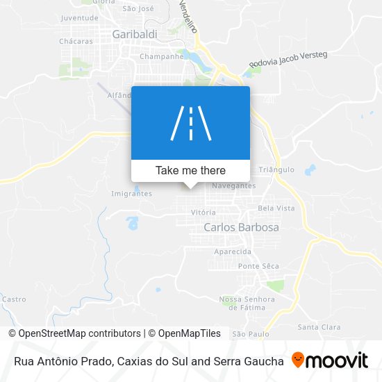Rua Antônio Prado map
