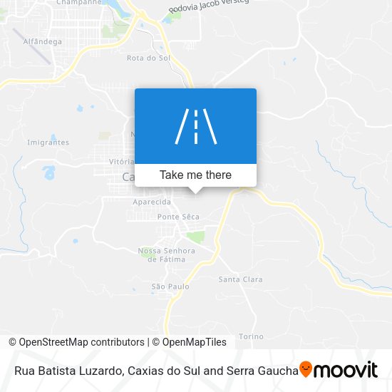 Rua Batista Luzardo map
