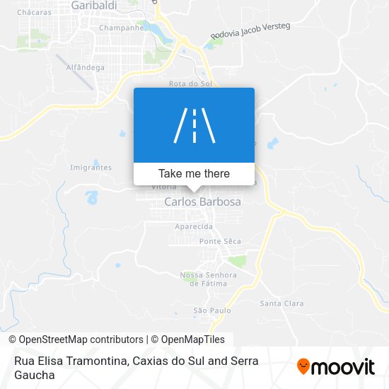 Rua Elisa Tramontina map