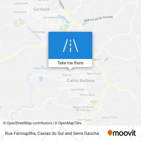 Rua Farroupilha map