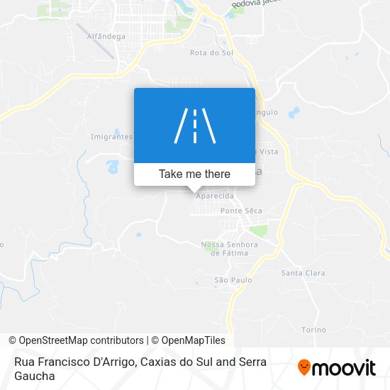 Rua Francisco D'Arrigo map
