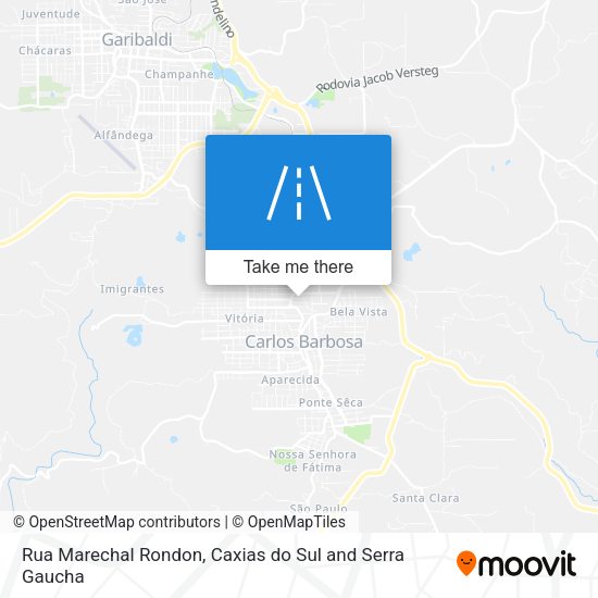 Rua Marechal Rondon map