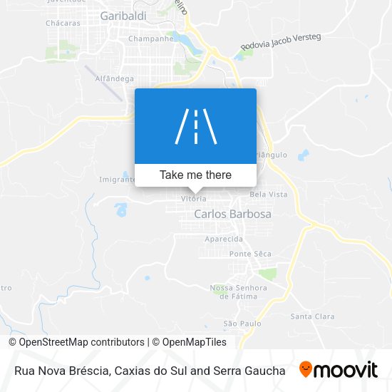 Rua Nova Bréscia map