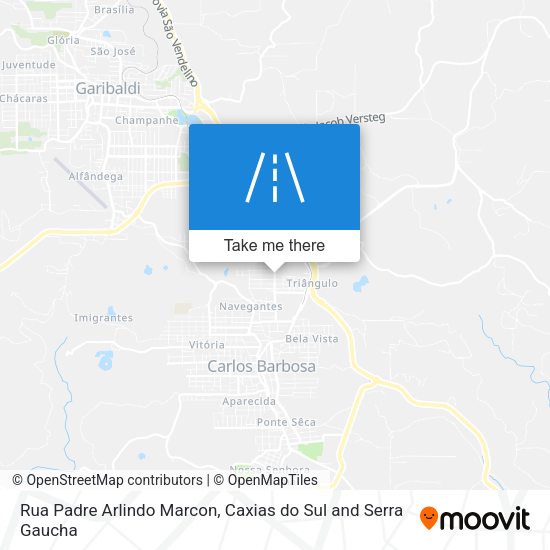 Rua Padre Arlindo Marcon map