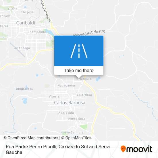 Rua Padre Pedro Picolli map