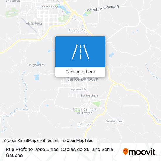 Rua Prefeito José Chies map