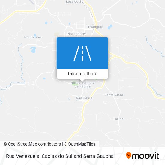 Rua Venezuela map