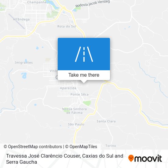 Travessa José Clarêncio Couser map
