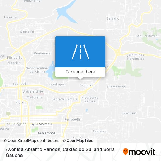Avenida Abramo Randon map