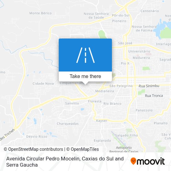 Avenida Circular Pedro Mocelin map