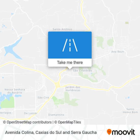 Avenida Colina map