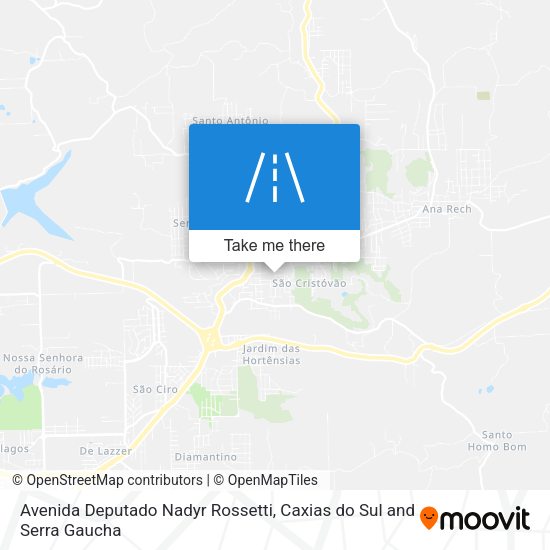 Avenida Deputado Nadyr Rossetti map