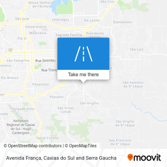 Avenida França map