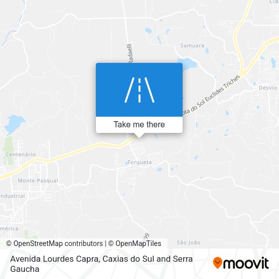 Avenida Lourdes Capra map