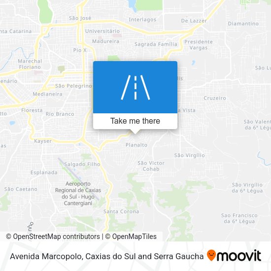 Avenida Marcopolo map