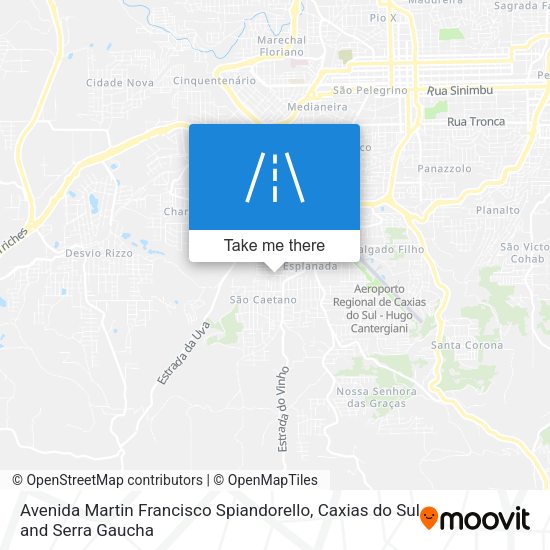 Avenida Martin Francisco Spiandorello map
