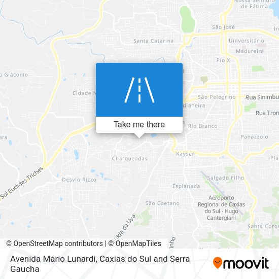 Avenida Mário Lunardi map
