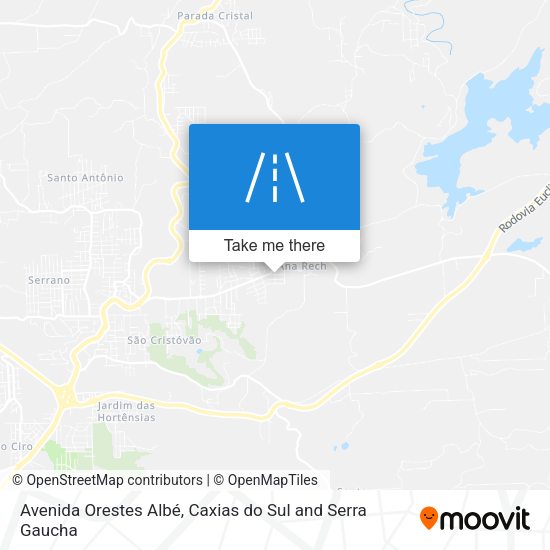 Avenida Orestes Albé map