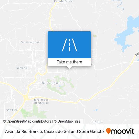 Avenida Rio Branco map