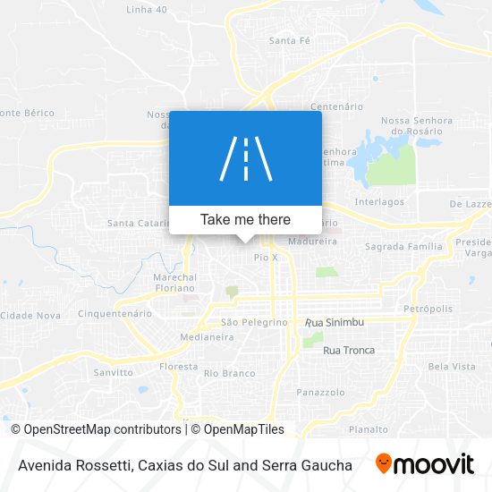 Avenida Rossetti map