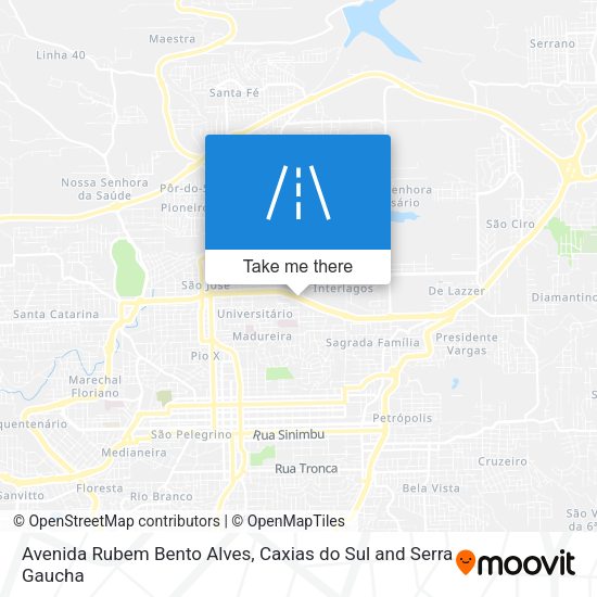 Avenida Rubem Bento Alves map