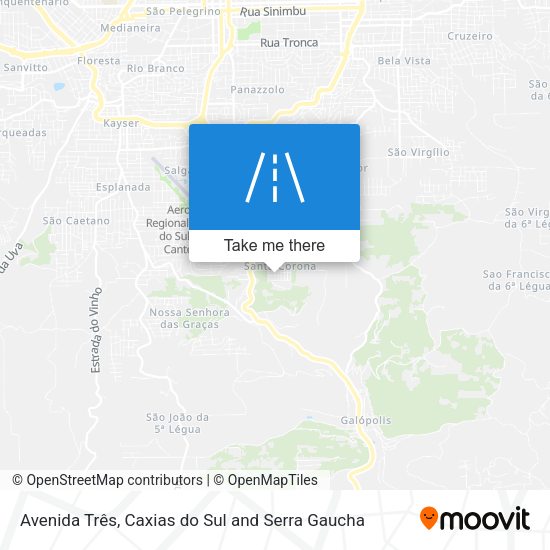 Avenida Três map