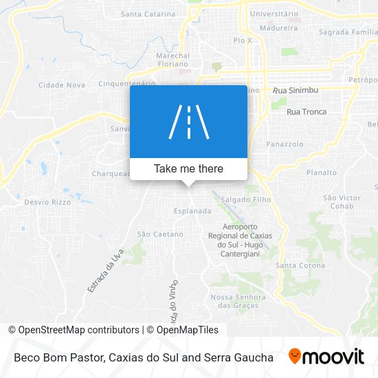 Beco Bom Pastor map