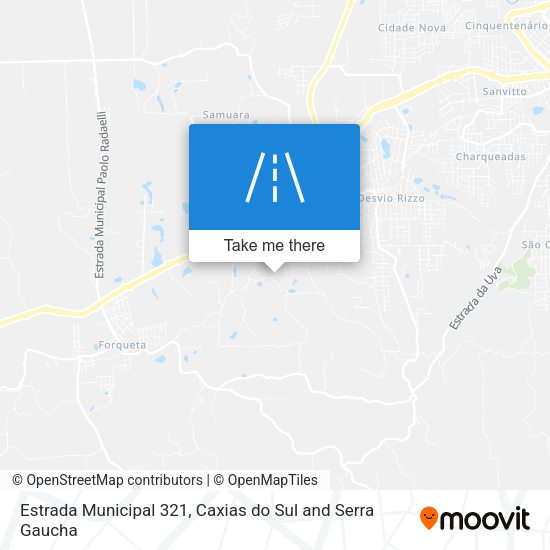 Estrada Municipal 321 map