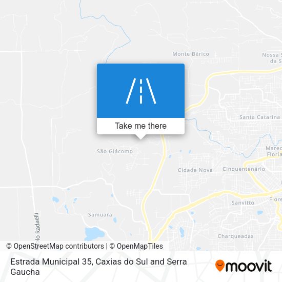 Estrada Municipal 35 map