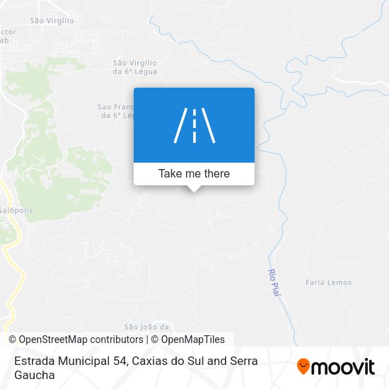Estrada Municipal 54 map