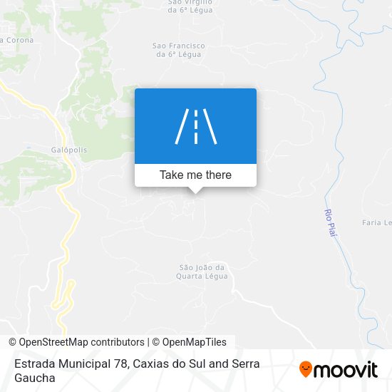 Estrada Municipal 78 map