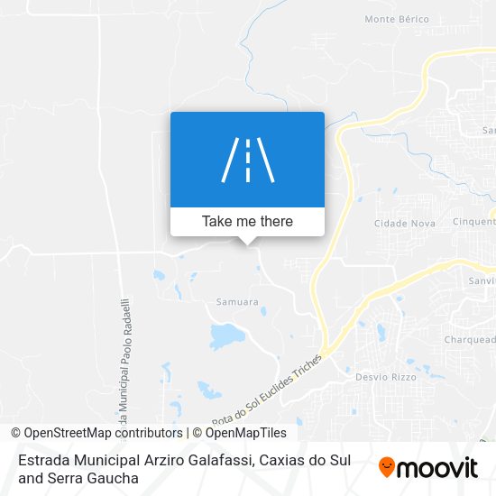 Estrada Municipal Arziro Galafassi map