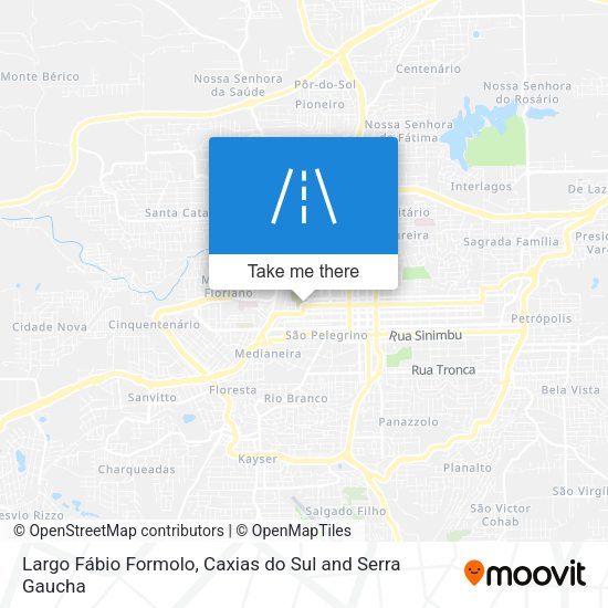 Largo Fábio Formolo map